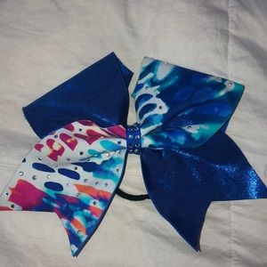 tie dye cheer bow